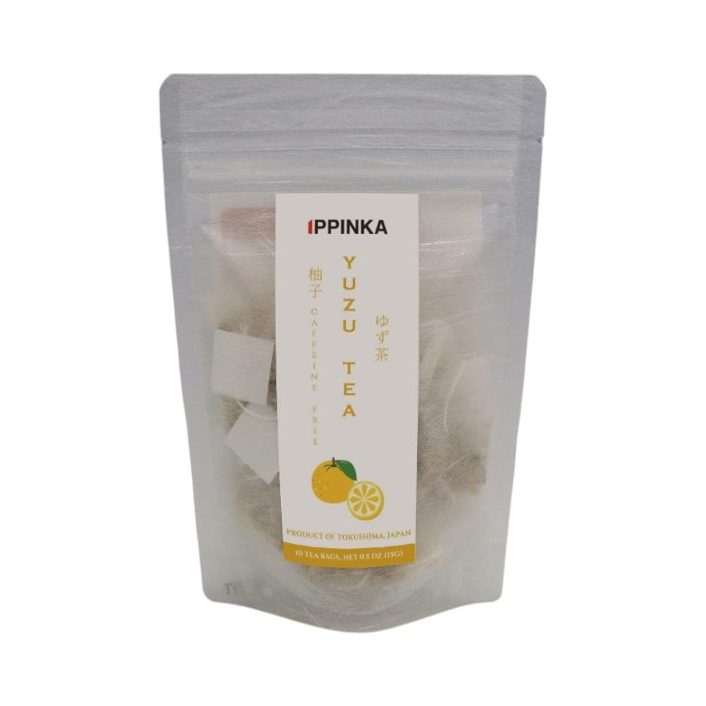 Amazon.com : Japanese Herbal Yuzu Citrus Tea, 10 Tea bags